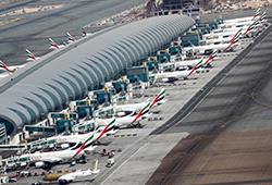 فرودگاه دبی با اولین افت ترافیک مسافربری در تاریخ خود مواجه شد